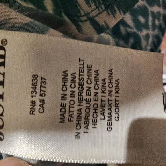 JustFab Maxi Faux Wrap Dress L Boho  Beach Santa Fe Western Coastal Chain Link - Picture 5 of 10